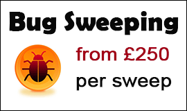 Bug Sweeping Cost in Esher